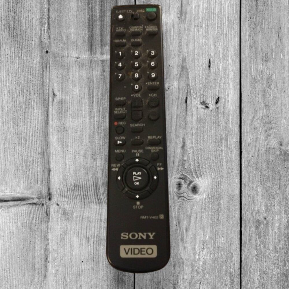 Original Genuine Sony RMT-V402 VCR Remote Control Used Tested and Working